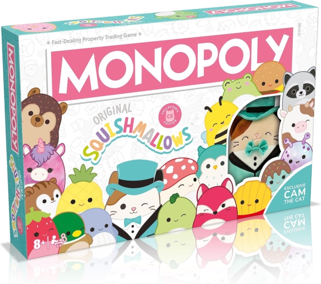 Squishmallows Monopoly Game, Paperback Book