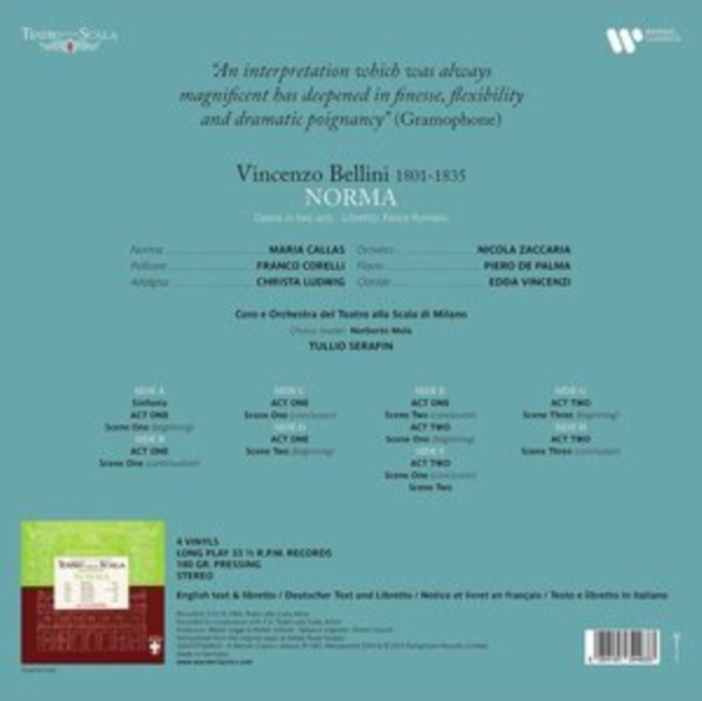 Bellini: Norma, Vinyl / 12" Album Box Set Vinyl