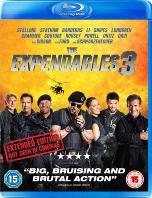 The Expendables 3: Extended Edition, Blu-ray BluRay