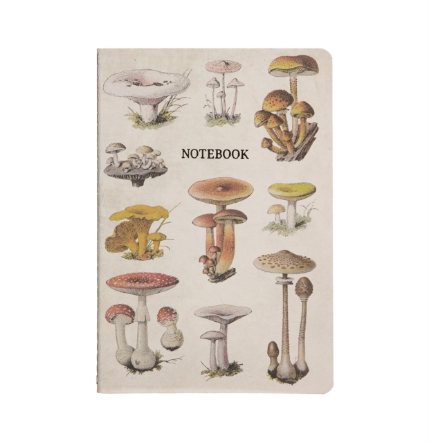 Sass & Belle Vintage Mushrooms A5 Notebook, Paperback Book