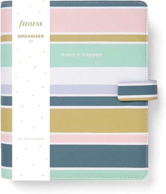 Filofax A5 Good Vibes Organiser - Stripes, Paperback Book