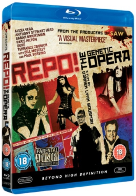 Repo! The Genetic Opera, Blu-ray  BluRay