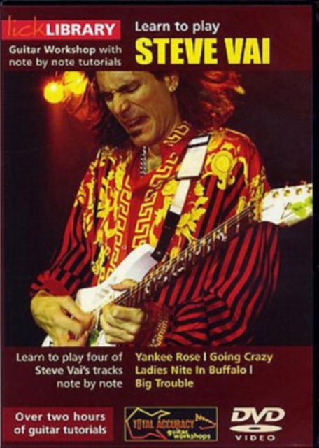 Lick Library: Learn to Play Steve Vai, DVD  DVD