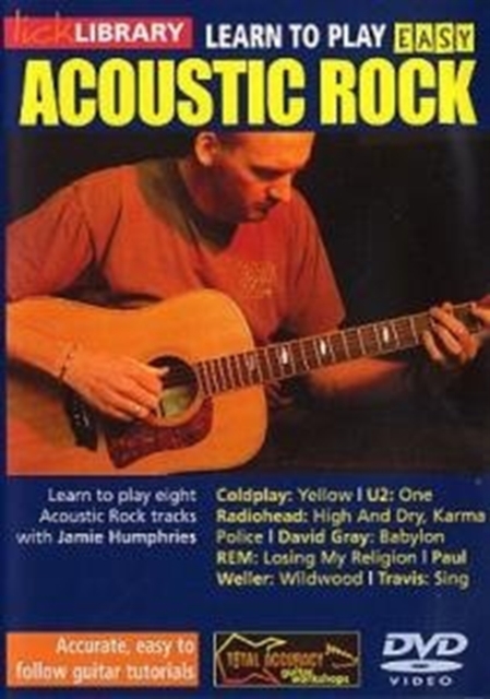 Lick Library: Learn to Play Easy Acoustic Rock, DVD  DVD