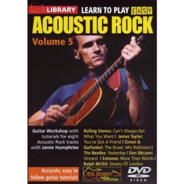 Lick Library: Learn to Play Easy Acoustic Rock - Volume 5, DVD  DVD