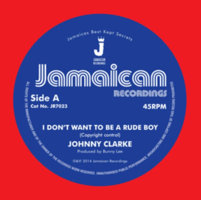 I Don't Want to Be a Rude Boy/version, Vinyl / 7" Single Vinyl