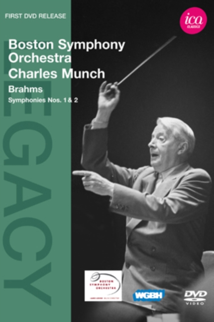 Charles Munch: Brahms Symphonies Nos. 1 and 2 (Boston Symp.Orch.), DVD DVD