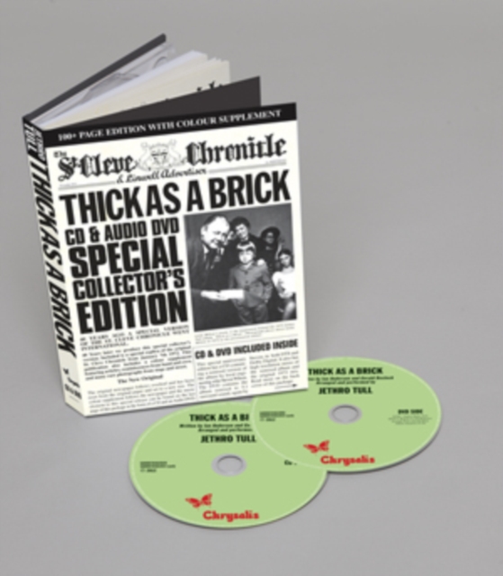 Thick As a Brick (40th Anniversary Edition), CD / Album with DVD Cd