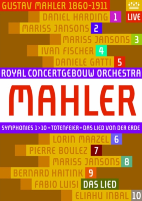 Royal Concertgebouw Orchestra: Mahler, DVD  DVD