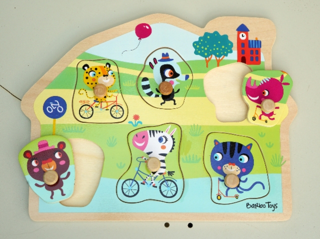 LITTLE BRIGHT ONES WOODEN PUZZLE PLAY,  Book