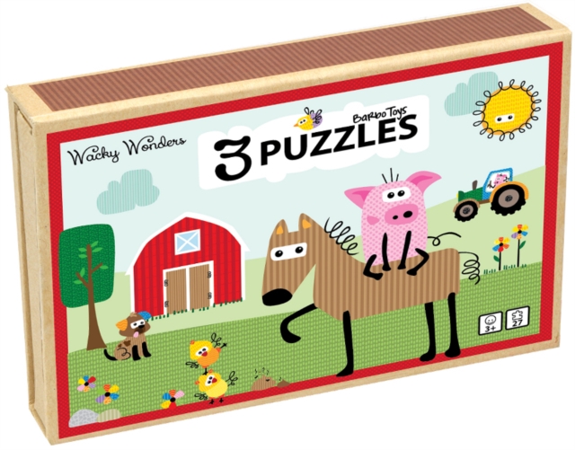 WACKY WONDERS 3 PUZZLES,  Book