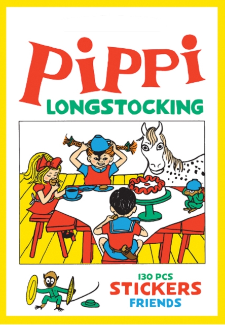 PIPPI LONGSTOCKING FRIENDS STICKERS 130,  Book