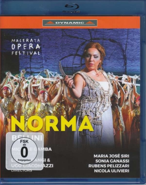 Norma: Macerata Opera (Gamba), Blu-ray BluRay