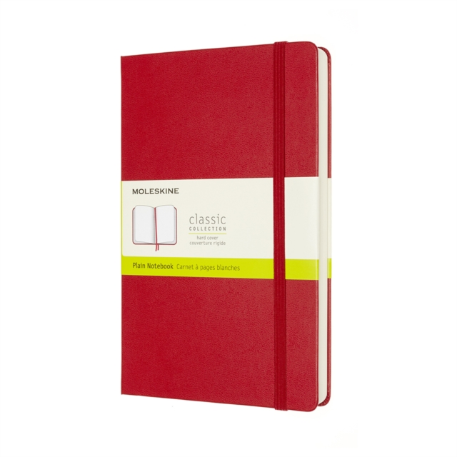 Moleskine Expanded Large Plain Hardcover Notebook : Scarlet Red,  Book
