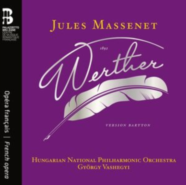 Jules Massenet: Werther (Baritone Version), CD / with Book Cd