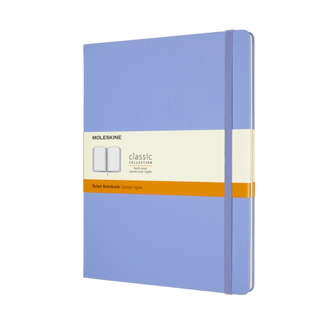 Moleskine Extra Large Ruled Hardcover Notebook : Hydrangea Blue,  Book