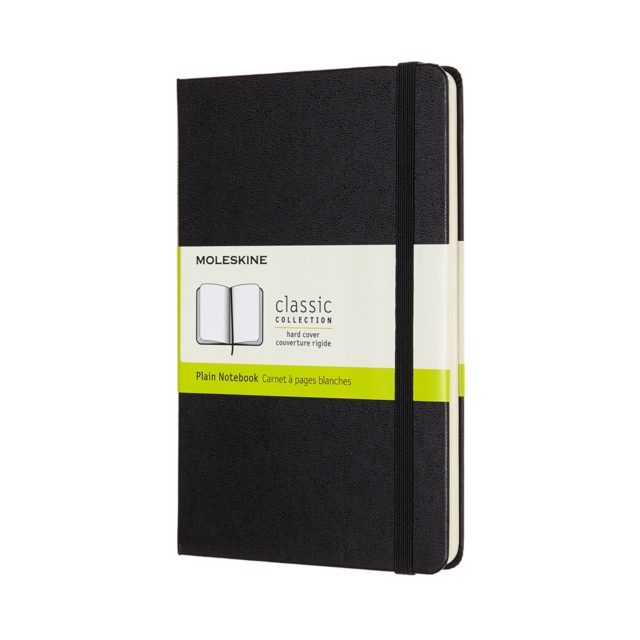 Moleskine Medium Plain Hardcover Notebook : Black, Notebook / blank book Book