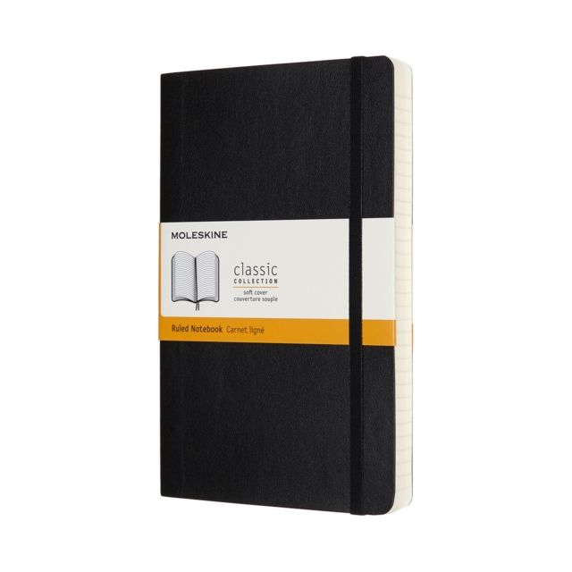 Moleskine Expanded Large Ruled Softcover Notebook : Black, Paperback Book