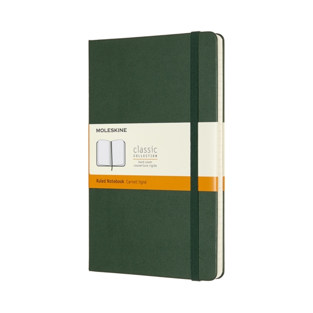 Moleskine Large Ruled Hardcover Notebook : Myrtle Green, Notebook / blank book Book