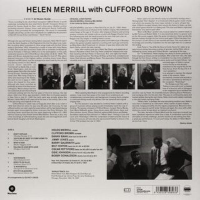 With Clifford Brown, Vinyl / 12" Album Vinyl