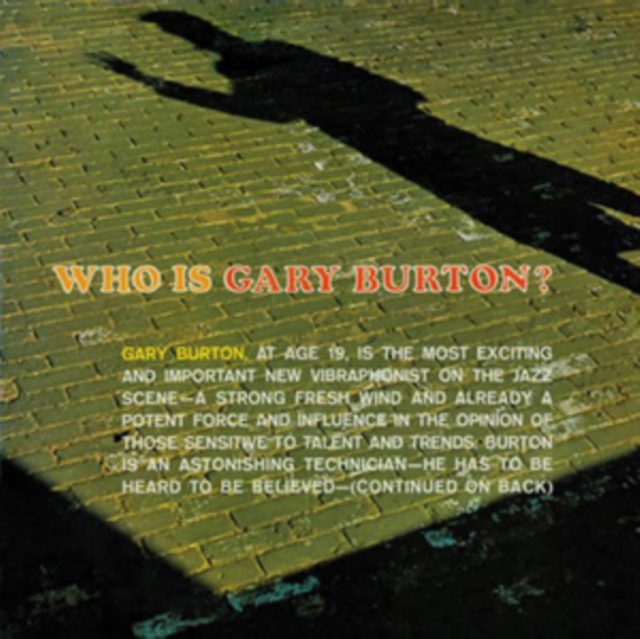 Who Is Gary Burton?, CD / Album Cd