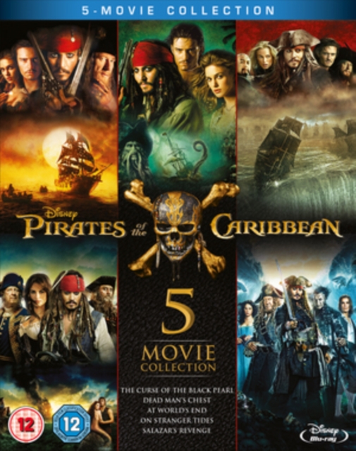 Pirates of the Caribbean: 5-movie Collection, Blu-ray BluRay