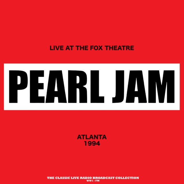 Live at the Fox Theatre, Atlanta 1994, Vinyl / 12" Album Coloured Vinyl Vinyl