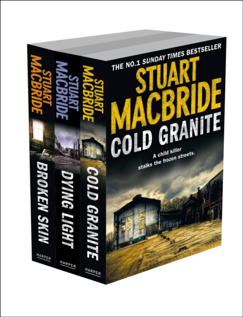 Stuart MacBride 3-Book Set : Cold Granite, Dying Light and Broken Skin, SF Book