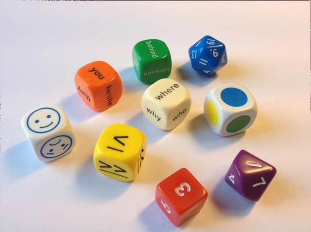 Mini Flashcards Language Games : Dice - Dice Pack, Other printed item Book