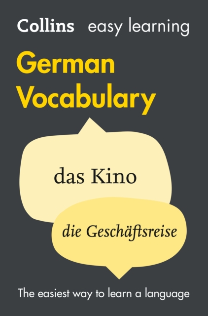 Easy Learning German Vocabulary : Trusted Support for Learning, EPUB eBook