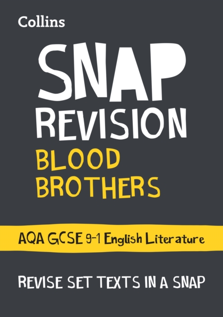 Blood Brothers: AQA GCSE 9-1 Grade English Literature Text Guide : Ideal for the 2024 and 2025 Exams, Paperback / softback Book