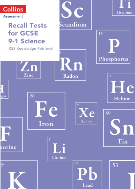Recall Tests for GCSE 9-1 Science : KS3 Knowledge Retrieval, Paperback / softback Book