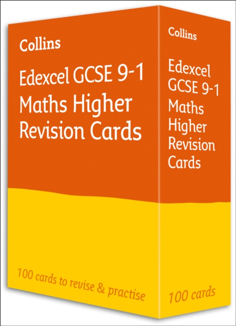 Edexcel GCSE 9-1 Maths Higher Revision Cards : Ideal for the 2024 and 2025 Exams, Cards Book