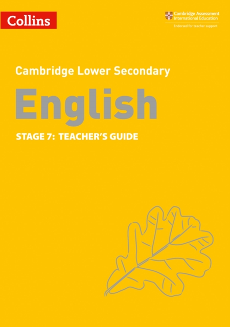 Lower Secondary English Teacher's Guide: Stage 7, Paperback / softback Book
