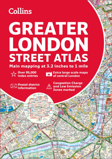 Greater London Street Atlas, Paperback / softback Book