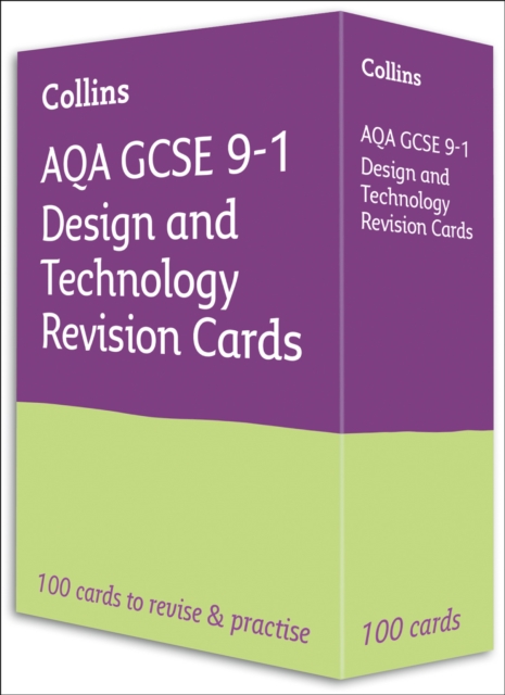 AQA GCSE 9-1 Design & Technology Revision Cards : Ideal for the 2024 and 2025 Exams, Cards Book