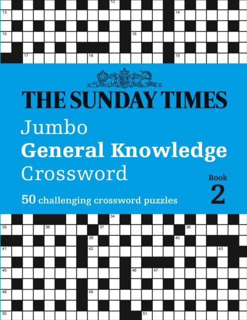 The Sunday Times Jumbo General Knowledge Crossword Book 2 : 50 General Knowledge Crosswords, Paperback / softback Book