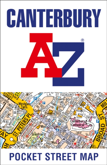 Canterbury A-Z Pocket Street Map, Sheet map, folded Book