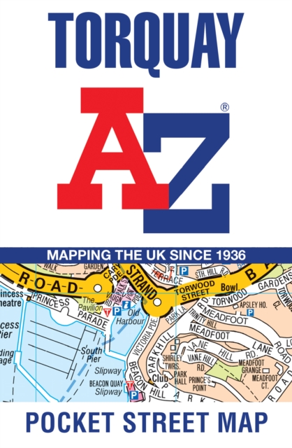 Torquay A-Z Pocket Street Map, Sheet map, folded Book