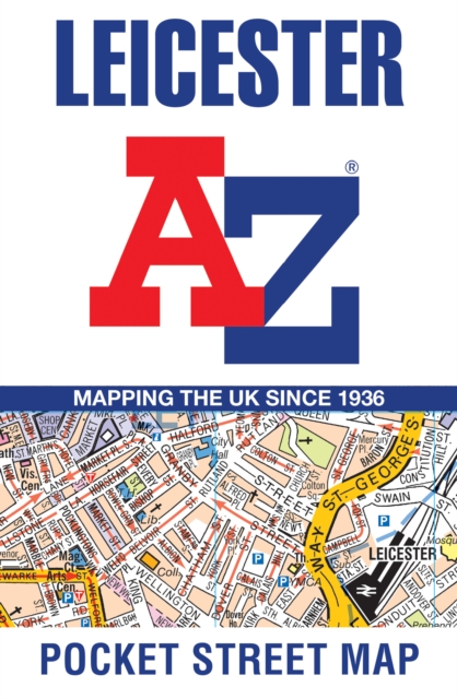 Leicester A-Z Pocket Street Map, Sheet map, folded Book