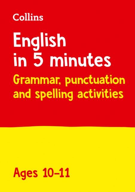 English in 5 Minutes a Day Age 10-11 : Ideal for Use at Home, Paperback / softback Book