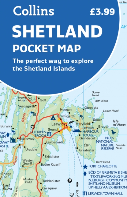 Shetland Pocket Map : The Perfect Way to Explore the Shetland Islands, Sheet map, folded Book