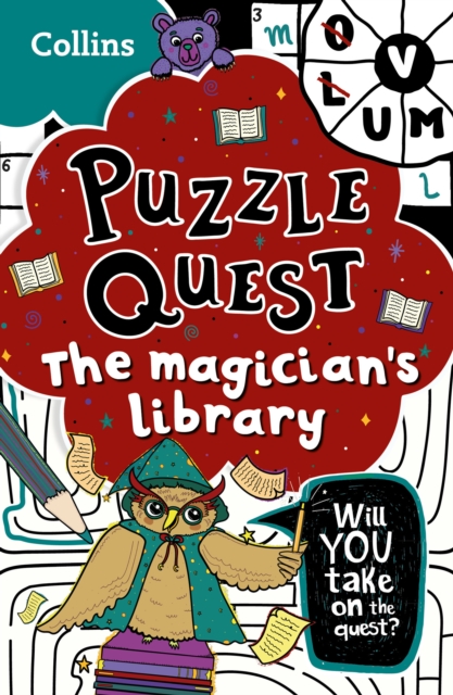 The Magician’s Library : Solve More Than 100 Puzzles in This Adventure Story for Kids Aged 7+, Paperback / softback Book