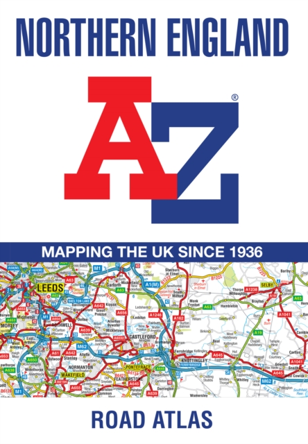 Northern England A-Z Road Atlas, Paperback / softback Book