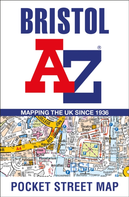 Bristol A-Z Pocket Street Map, Sheet map, folded Book