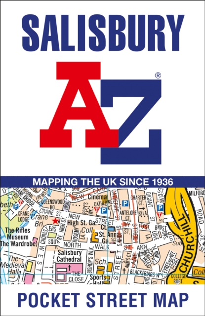 Salisbury A-Z Pocket Street Map, Sheet map, folded Book