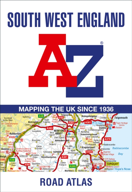 South West England A-Z Road Atlas, Paperback / softback Book