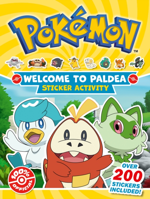 Pokemon Welcome to Paldea Epic Sticker, Paperback / softback Book