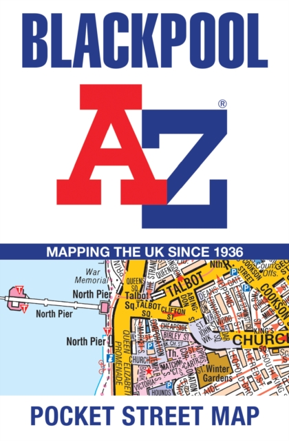 Blackpool A-Z Pocket Street Map, Sheet map, folded Book