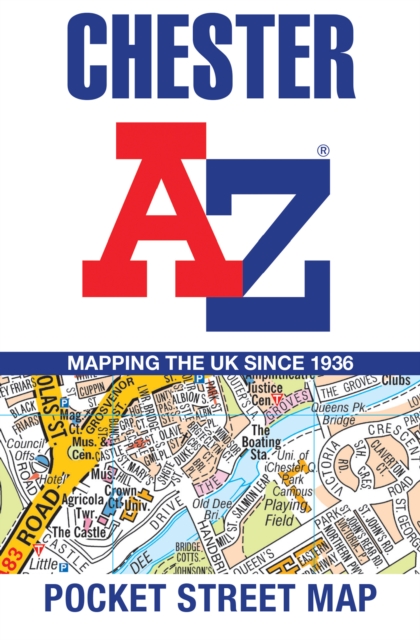 Chester A-Z Pocket Street Map, Sheet map, folded Book